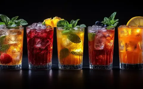 Pięć kolorowych, orzeźwiających drinków z lodem, owocami i miętą. Idealne na letnie wieczory, te popularne drinki kuszą smakiem.