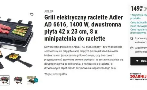Grille elektryczne z Biedronki: Czy warto? Modele, ceny, opinie