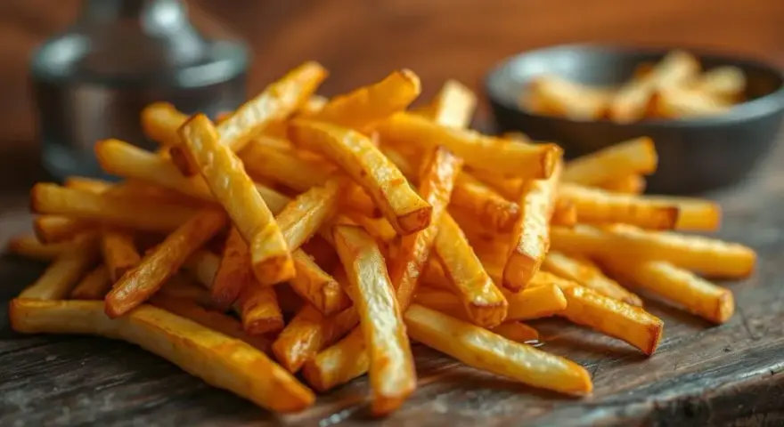 Ile smażyć frytki? Perfekcyjny czas i temperatura krok po kroku