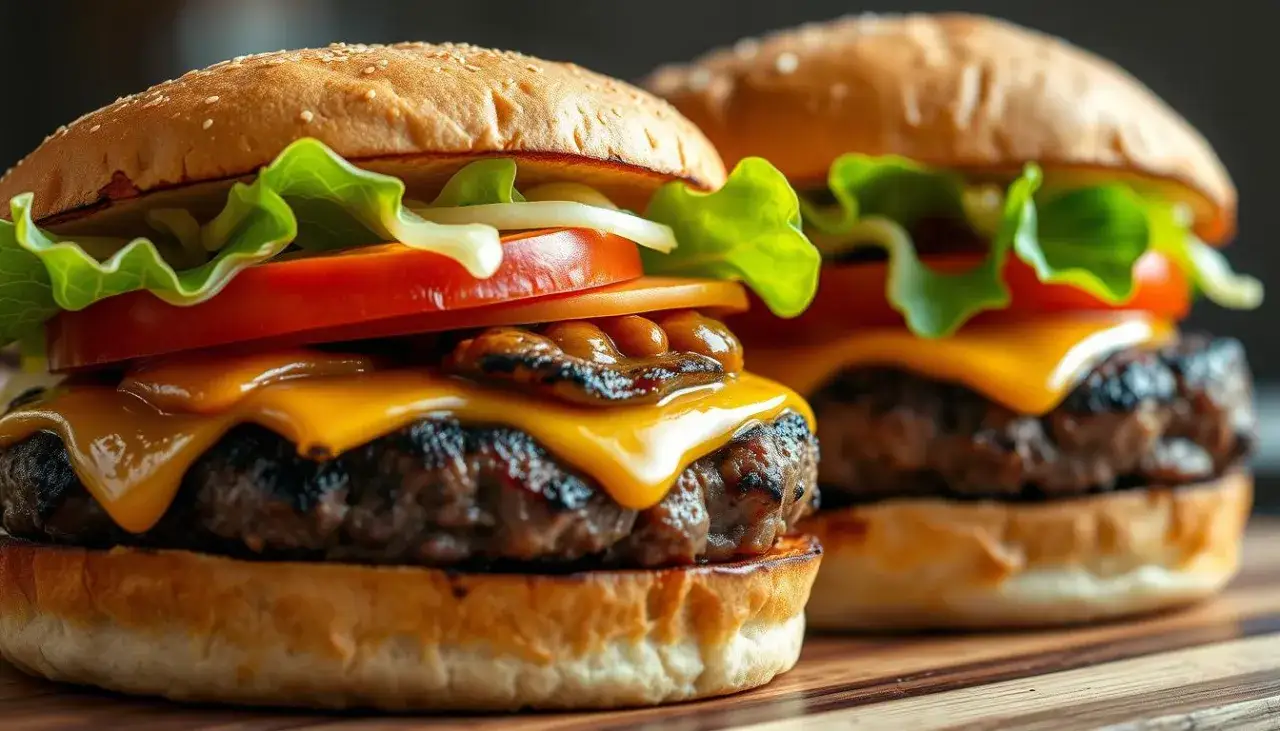 proporcje mięsa i tłuszczu na burgera wizualizacja