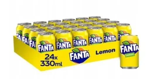 fanta lemon p&oacute;łka sklepowa
