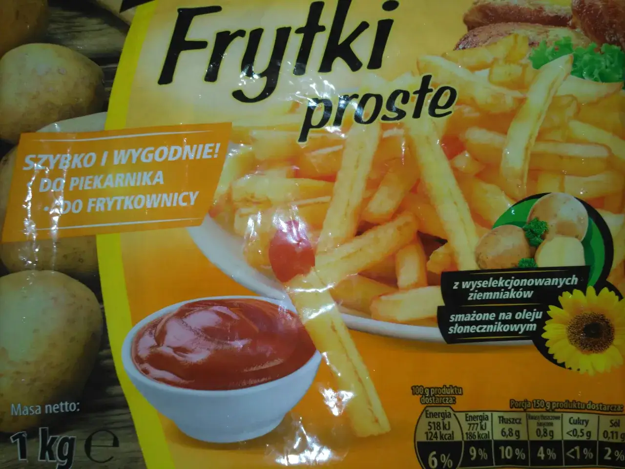 najlepsze frytki mrożone Biedronka opinie