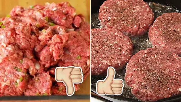 błędy w przygotowaniu burgerów